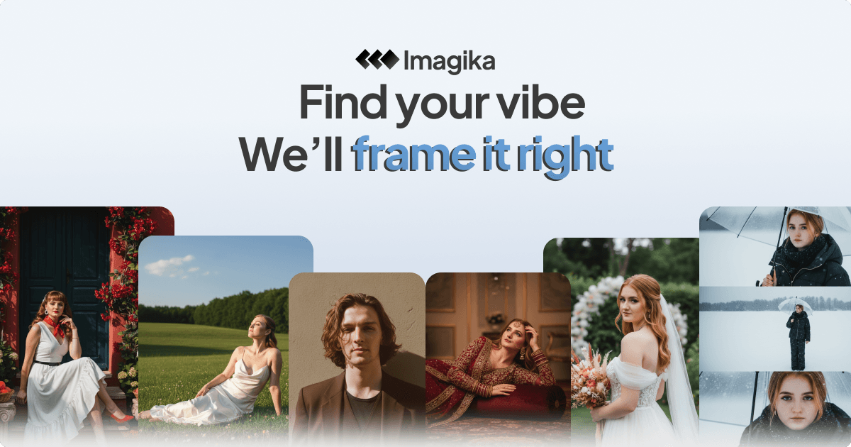 Imagika AI image generation platform — single product photo input, commercial-grade visual output in 30-60 seconds.